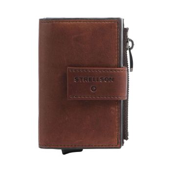 Strellson Brick Lane C-Four RFID Credit card holder dark brown