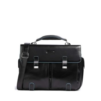 Piquadro Blue Square Briefcase black