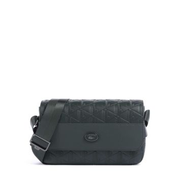 Lacoste Nomogramme Crossbody bag dark green