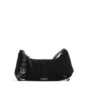 Coccinelle Abigail Suede Shoulder bag black