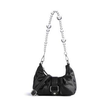 Núnoo Satin Flora Shoulder bag black