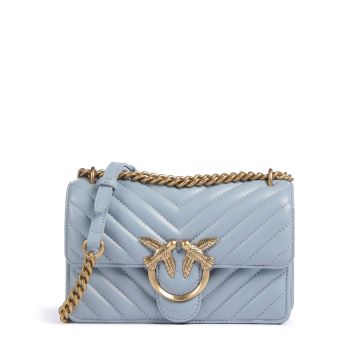 Pinko Love One Mini Shoulder bag light blue