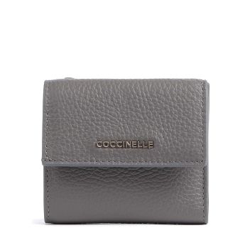 Coccinelle Metallic Soft Wallet grey