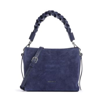Coccinelle Boheme Suede Handbag dark blue