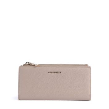 Coccinelle Metallic Soft Wallet nude