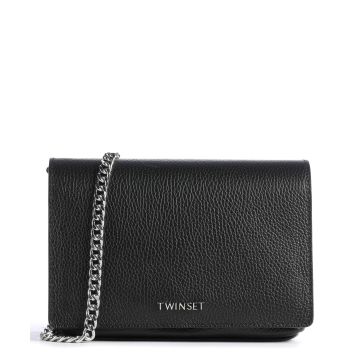 Twinset Allure Leather Crossbody bag black