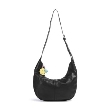FredsBruder Take A Smile Hobo bag black