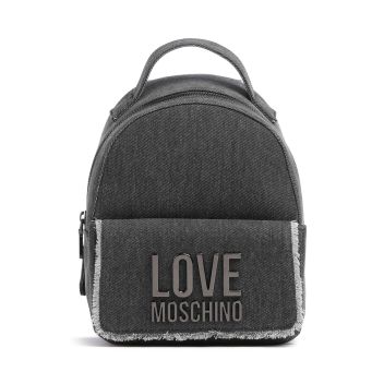Love Moschino Denim Icon Backpack anthracite