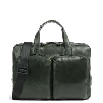 Leonhard Heyden Porto Briefcase dark green