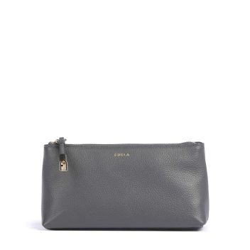 Furla Goccia M Cosmetic bag dark grey