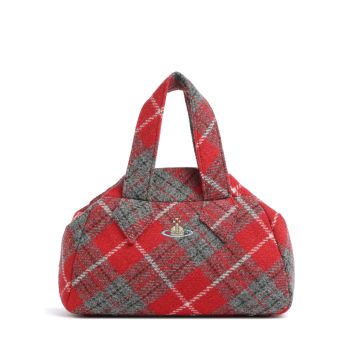 Vivienne Westwood Archive Harris Tweed Medium Handbag red