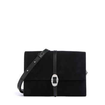 Coccinelle Dorian Suede Crossbody bag black