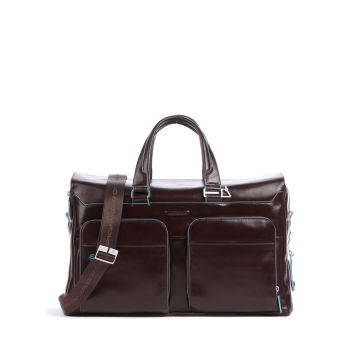Piquadro Blue Square Weekend bag mahogany