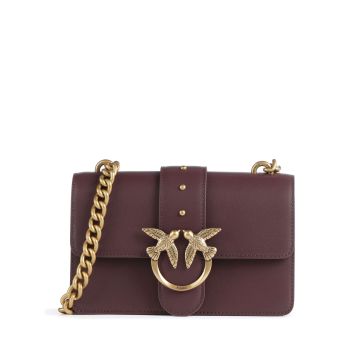 Pinko Love One Mini Crossbody bag mahogany