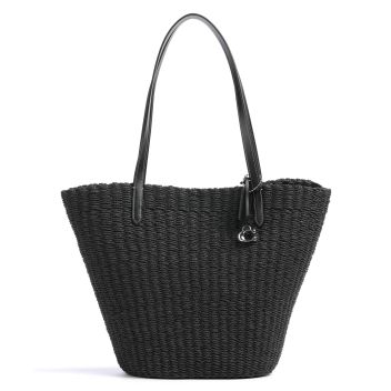 Coach Straw Tote bag black