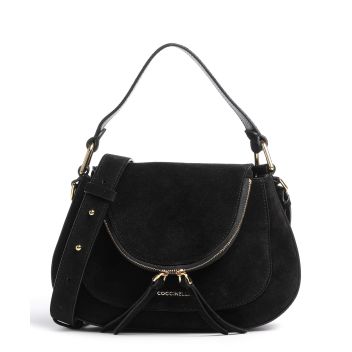 Coccinelle Sole Suede Handbag black
