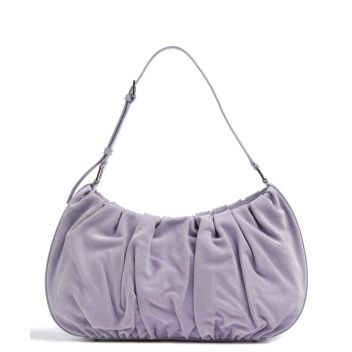 Mandarina Duck Velvet Plisse Shoulder bag violet