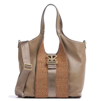 Bogner Zuoz Rafia Lottie Tote bag brown