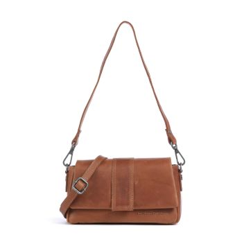 The Chesterfield Brand Wax Pull Up Cow Clifden Shoulder bag cognac