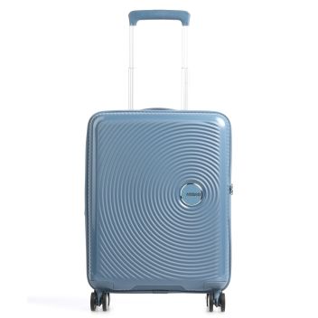American Tourister Soundbox Spinner (4 wheels) blue-grey