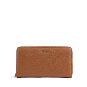 Coccinelle Metallic Soft Wallet cognac