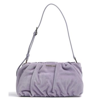 Mandarina Duck Velvet Plisse Shoulder bag violet