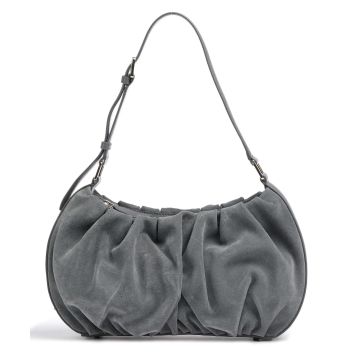Mandarina Duck Velvet Plisse Shoulder bag grey