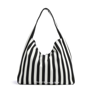Marimekko Knitted Merirosvo Hobo bag black/white