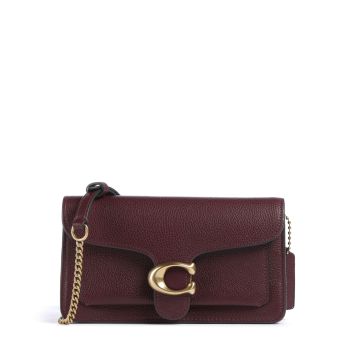 Coach Tabby Chain Crossbody bag wine