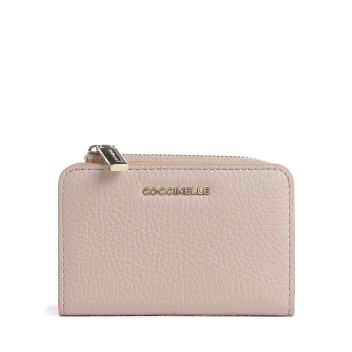 Coccinelle Metallic Soft Wallet nude