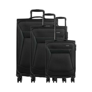 Travelite Chios Suitcase set (4 wheels) black