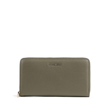 Coccinelle Metallic Soft Wallet olive-green