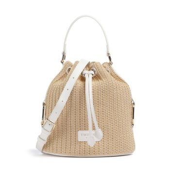 Twinset Grace Bucket bag nature/white