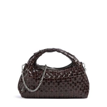 Núnoo Texas Braided Dandy Handbag dark brown