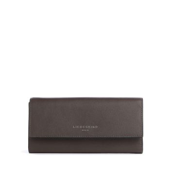 Liebeskind Lora Valentina Calf Optic Wallet dark brown