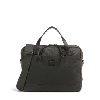 Filson Tin Cloth Briefcase dark green