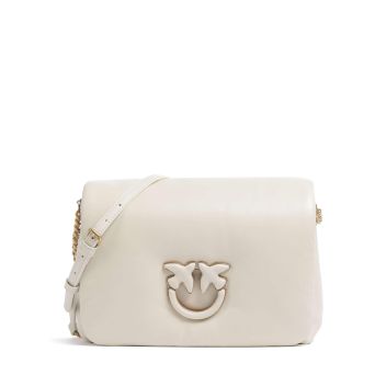 Pinko Love Click Puff Classic Crossbody bag ivory