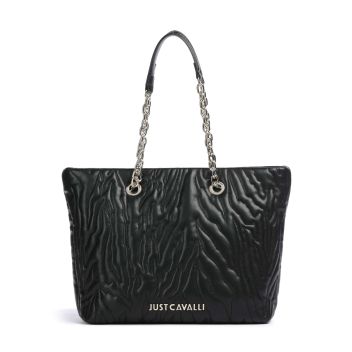 Just Cavalli Zebra Style 2 Tote bag black