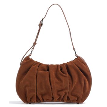Mandarina Duck Velvet Plisse Shoulder bag brown