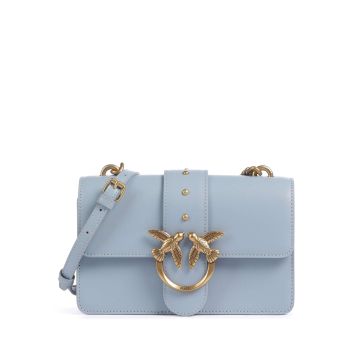 Pinko Love One Mini Crossbody bag light blue