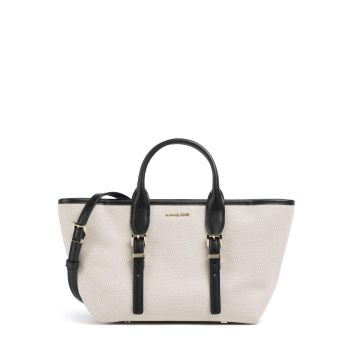 Michael Kors Moore Handbag beige/black