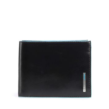 Piquadro Blue Square RFID Credit card holder black