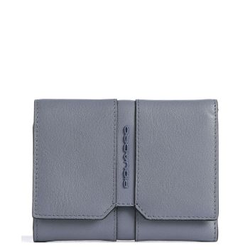 Piquadro Ray RFID Wallet blue-grey