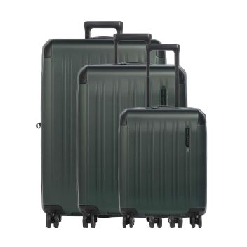 Travelite Dynamiic Suitcase set (4 wheels) dark green