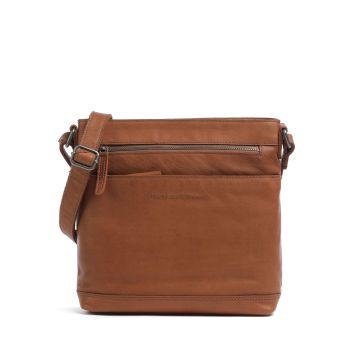 The Chesterfield Brand Cow Wax Pull Up Almeria Crossbody bag cognac