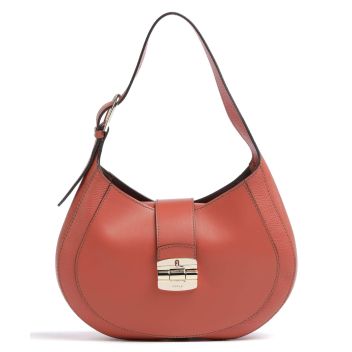 Furla Club 2 M Hobo bag red brown