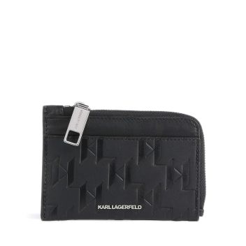 Karl Lagerfeld K/Loom Lea Credit card holder black