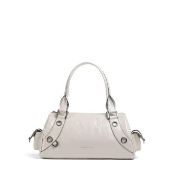 Liebeskind Nika Lack Distressed M Shoulder bag ivory