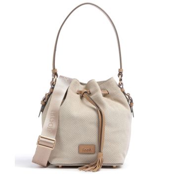JOOP! Perforare Zohara Bucket bag beige