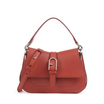 Furla Flow Mini Handbag red brown